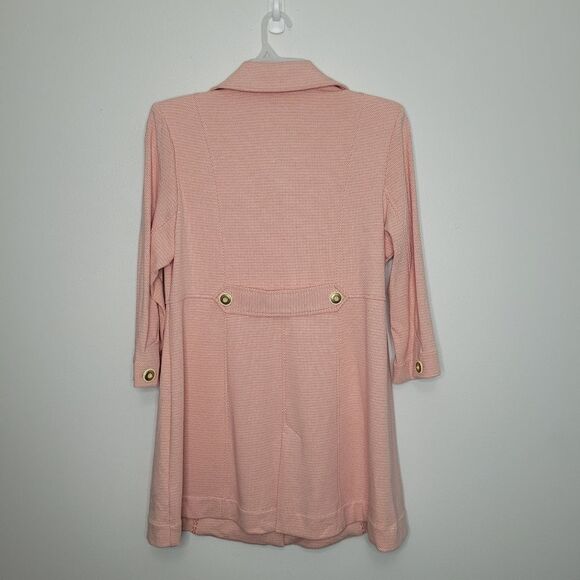 CABI 6023 Take 5 Topper Coat Preppy Classic Pockets Button Front Size Large - Picture 4 of 8